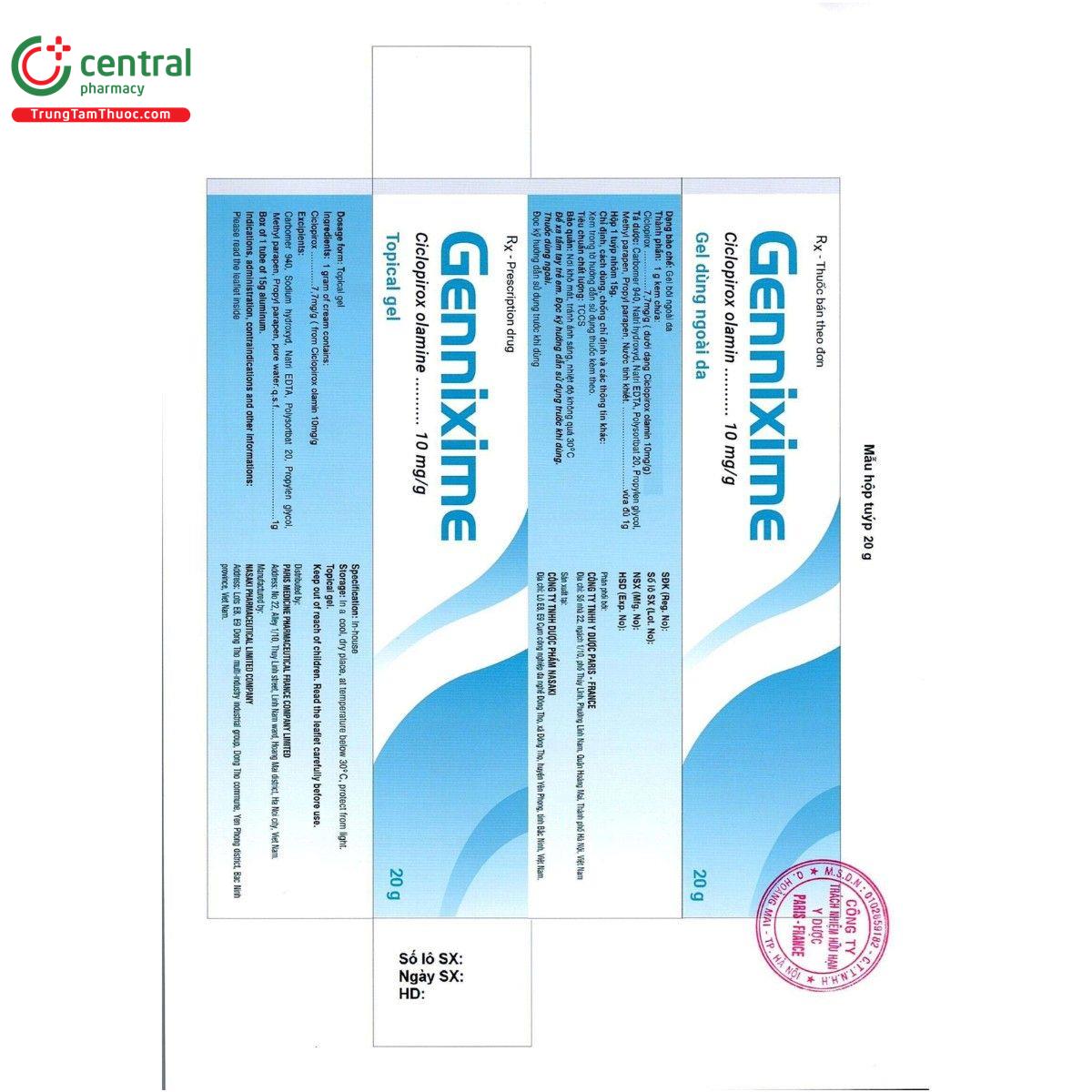 thuoc genixime 10mg g 3 J3351 thuoc genixime 10mg g 3 J3351