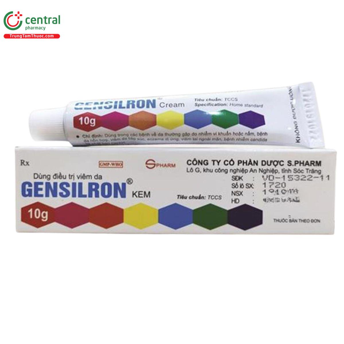 thuoc gensilron kem 10g 5 K4227