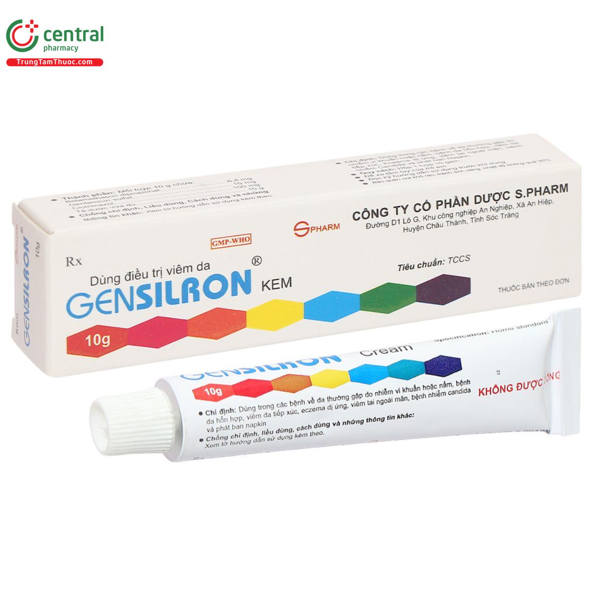 thuoc gensilron kem 10g N5622