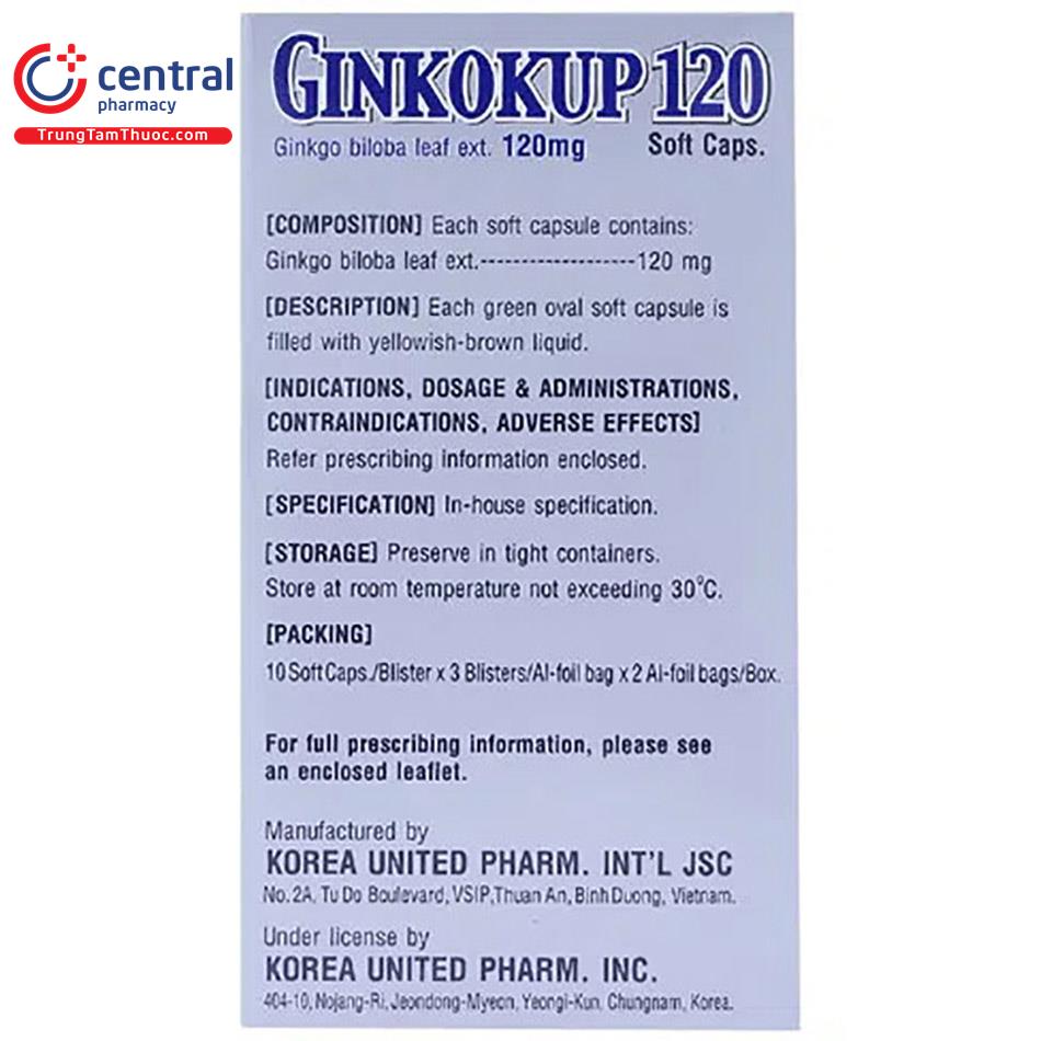 thuoc ginkokup120 5 B0600