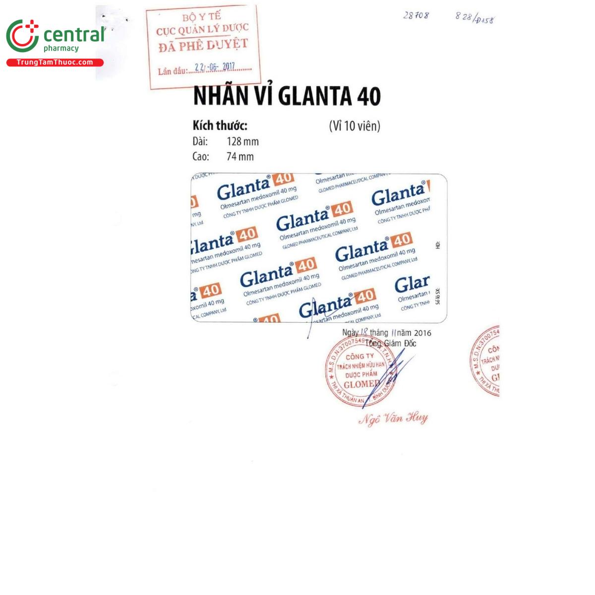 thuoc glanta 40 2 R7408 thuoc glanta 40 2 R7408