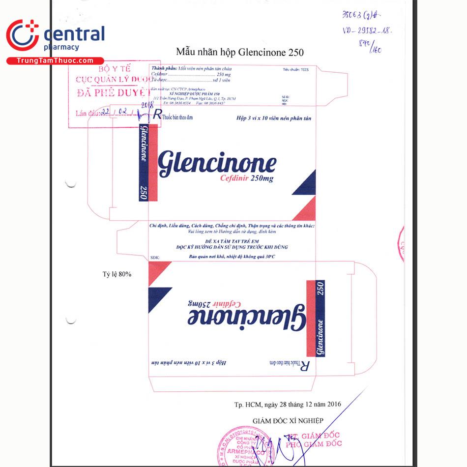 thuoc glencinone 250 mg 7 P6215