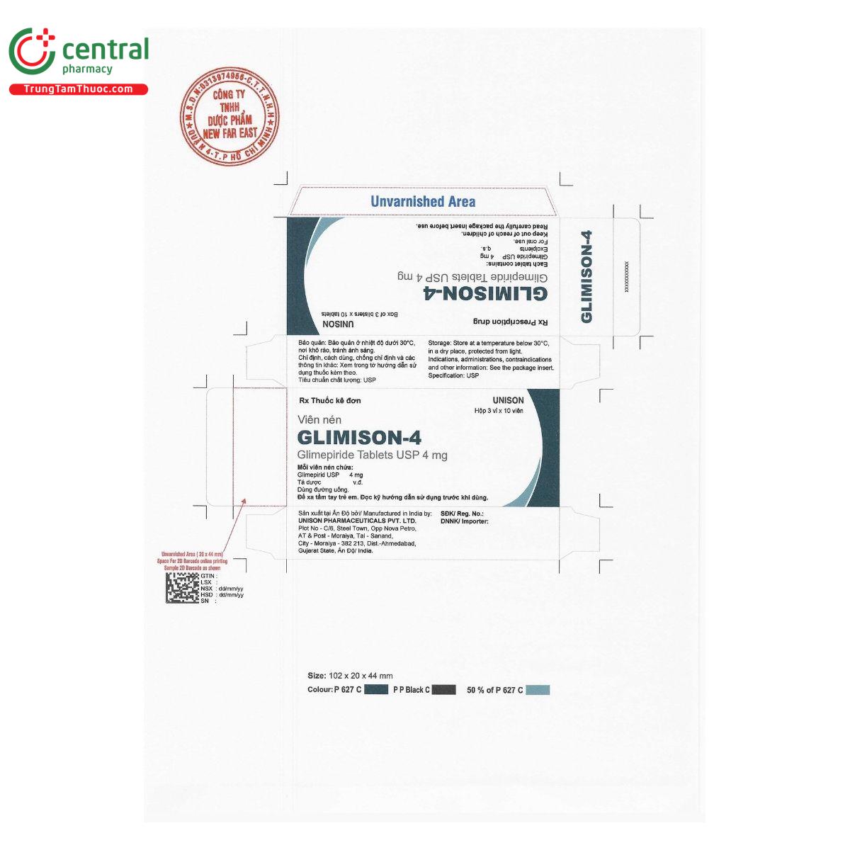 thuoc glimison 4mg 2 E2582 thuoc glimison 4mg 2 E2582