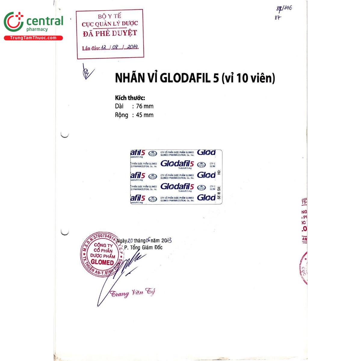 thuoc glodafil 5 6 D1165 thuoc glodafil 5 6 D1165