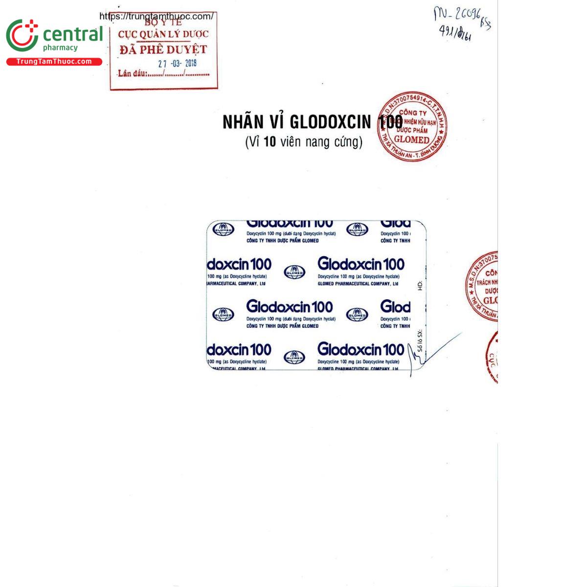 thuoc glodoxcin 100 vien nang cung 3 U8514 thuoc glodoxcin 100 vien nang cung 3 U8514