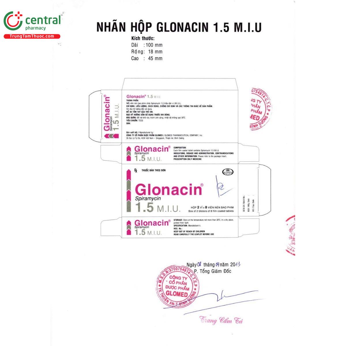 thuoc glonacin 1 5 m i u glomed 4 P6665 thuoc glonacin 1 5 m i u glomed 4 P6665