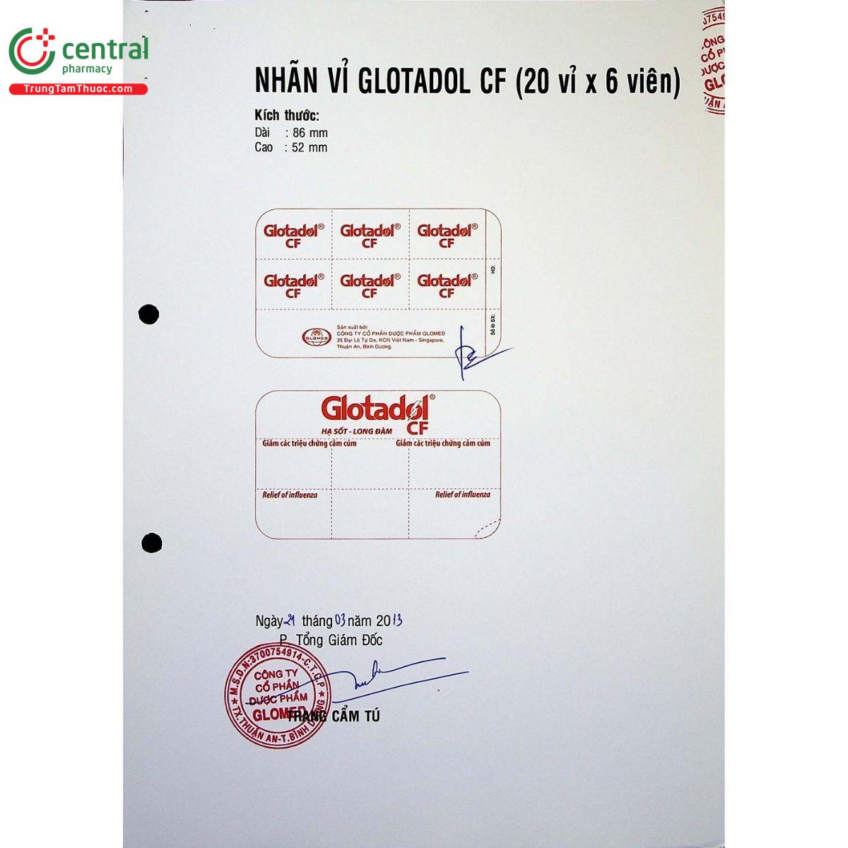 thuoc glotadol cf 4 K4577 thuoc glotadol cf 4 K4577