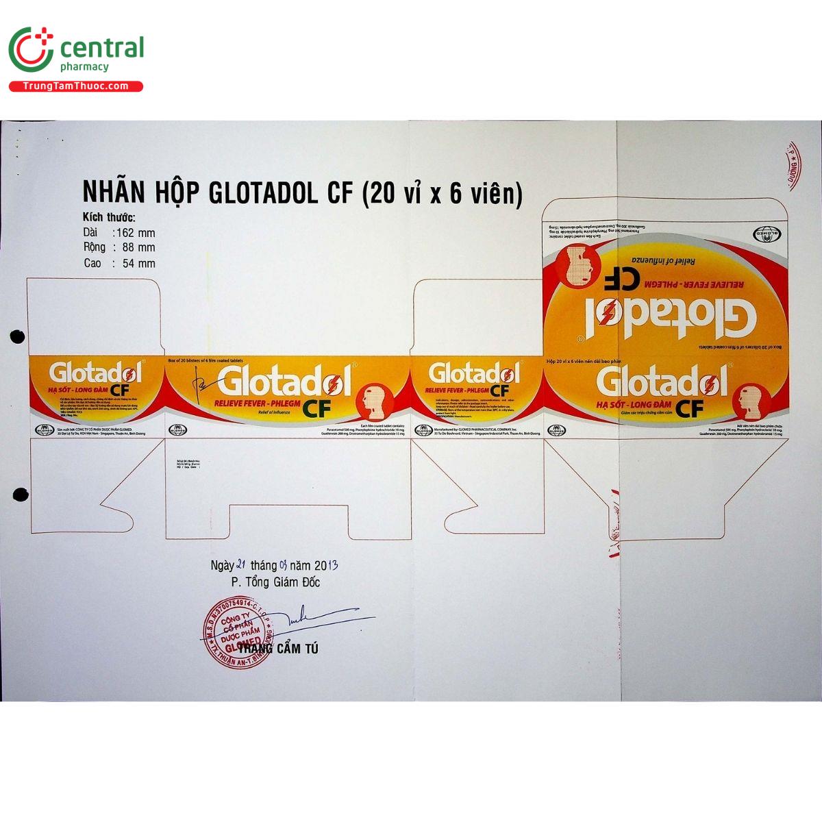 thuoc glotadol cf 6 J3675 thuoc glotadol cf 6 J3675