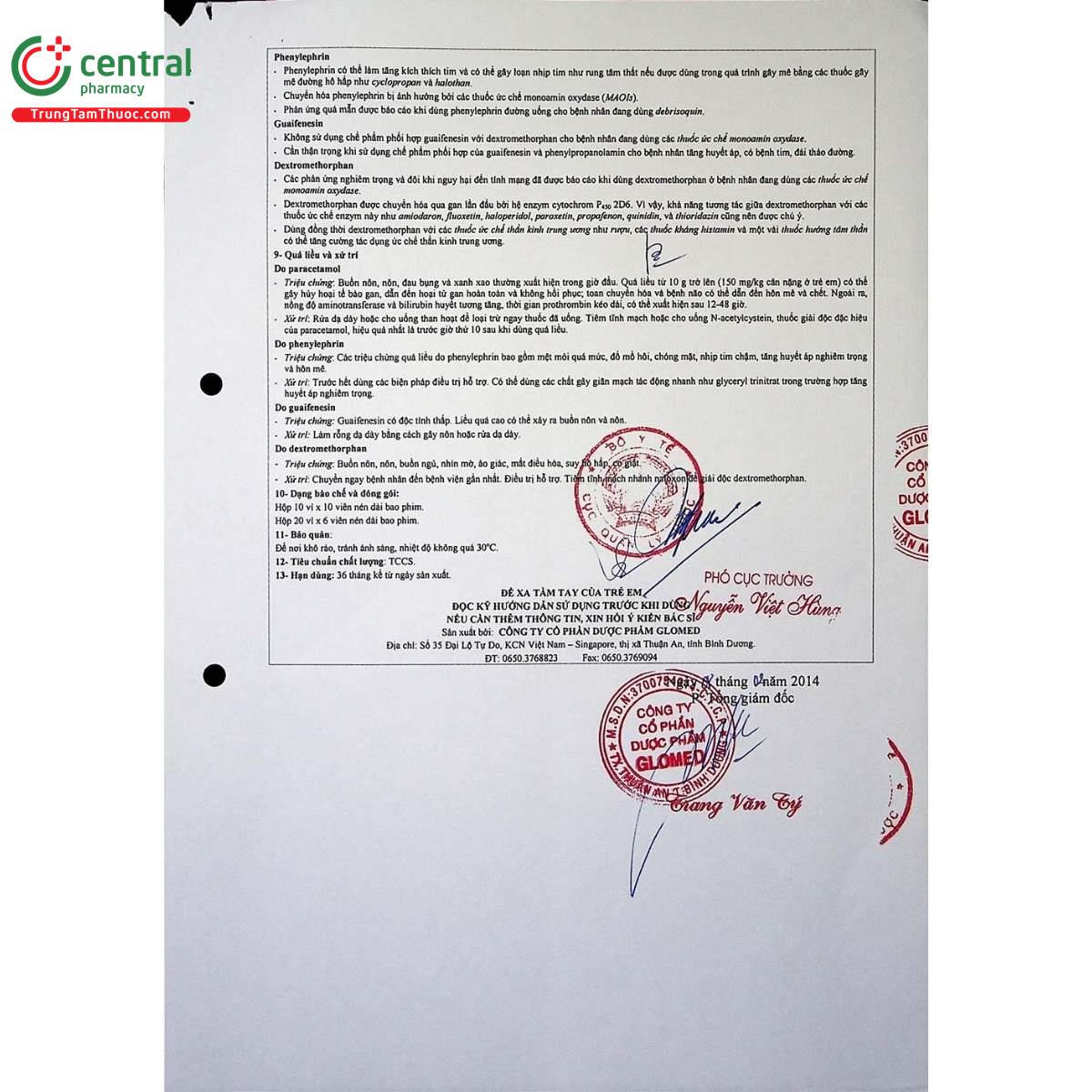 thuoc glotadol cf 8 F2115 thuoc glotadol cf 8 F2115