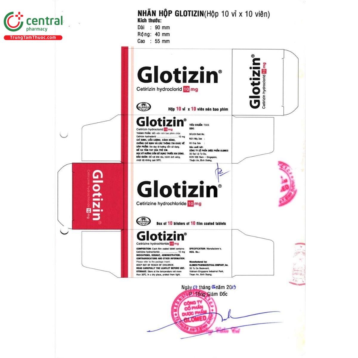 thuoc glotizin glomed 4 A0423 thuoc glotizin glomed 4 A0423