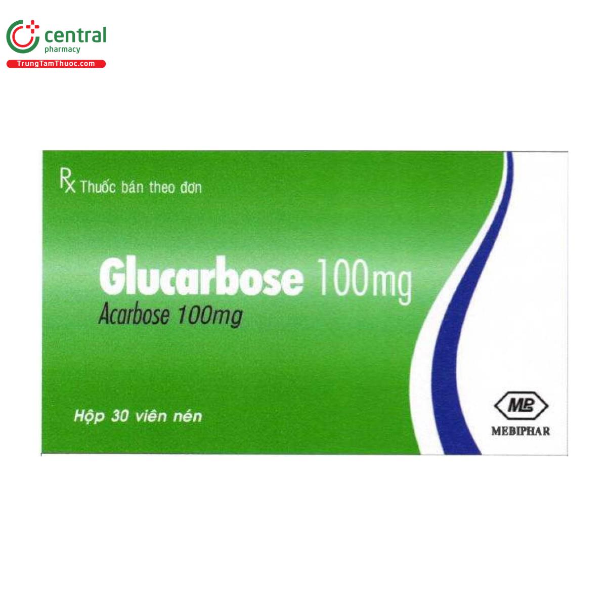 thuoc glucarbose 100mg 1 G2845 thuoc glucarbose 100mg 1 G2845