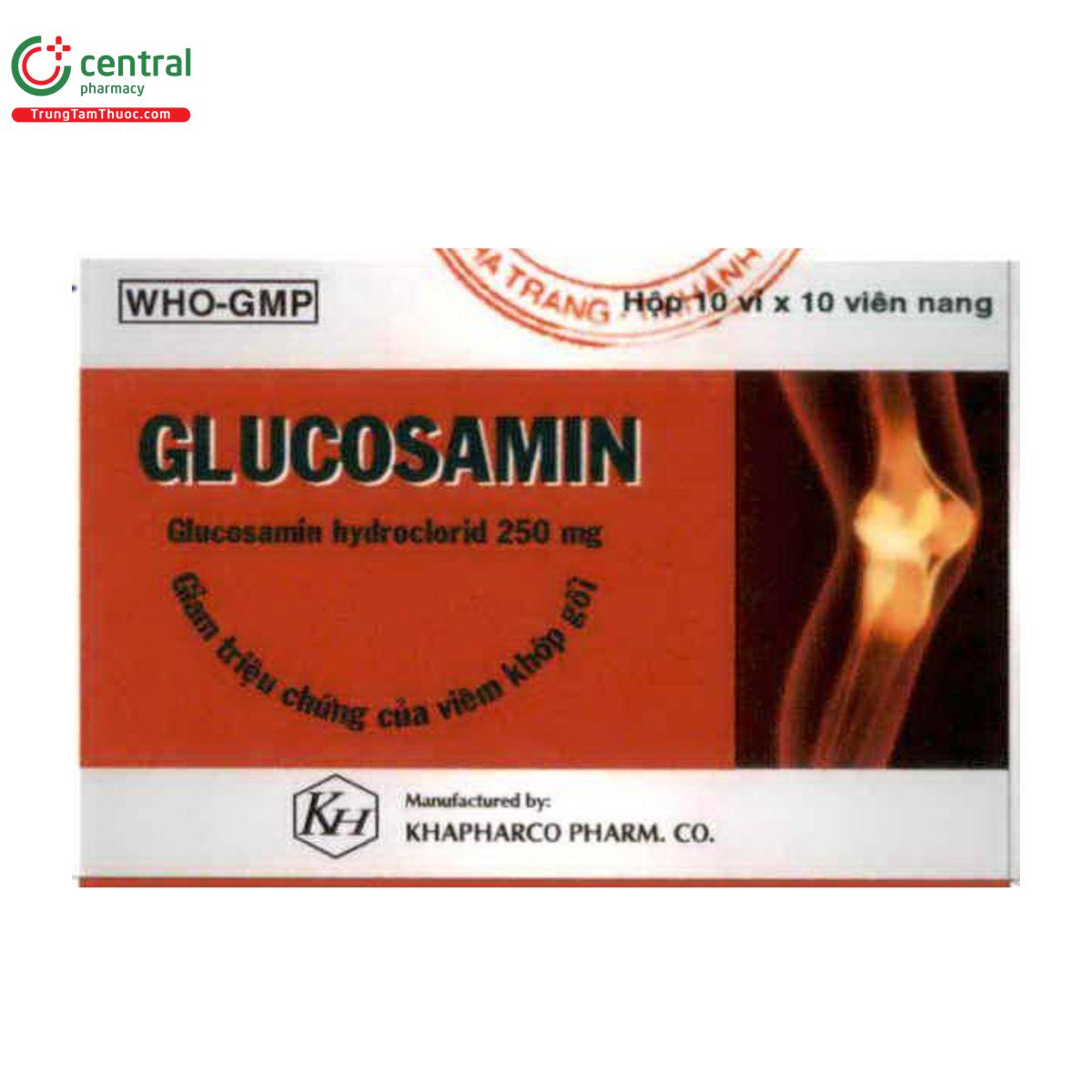 thuoc glucosamin 250mg khapharco H3324 thuoc glucosamin 250mg khapharco H3324