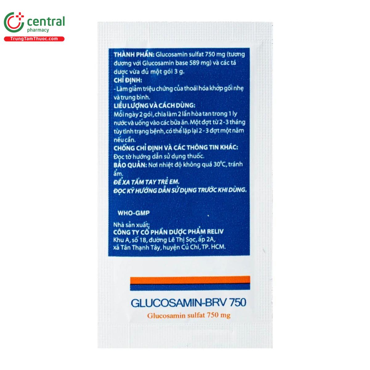 thuoc glucosamin brv 750mg 7 D1605
