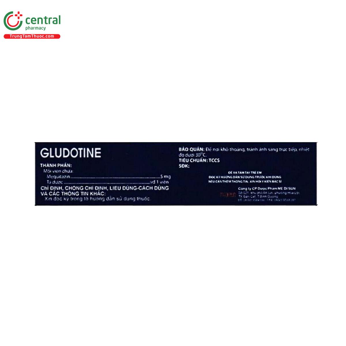 thuoc gludotine 5mg 3 S7317 thuoc gludotine 5mg 3 S7317