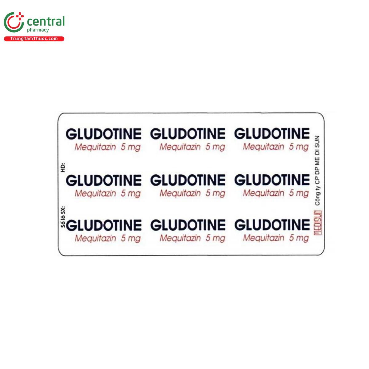 thuoc gludotine 5mg 4 S7343 thuoc gludotine 5mg 4 S7343