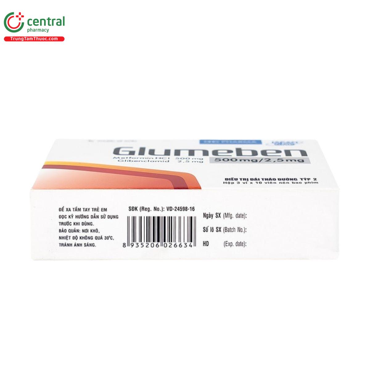 thuoc glumeben 500mg 2 5mg 7 A0882