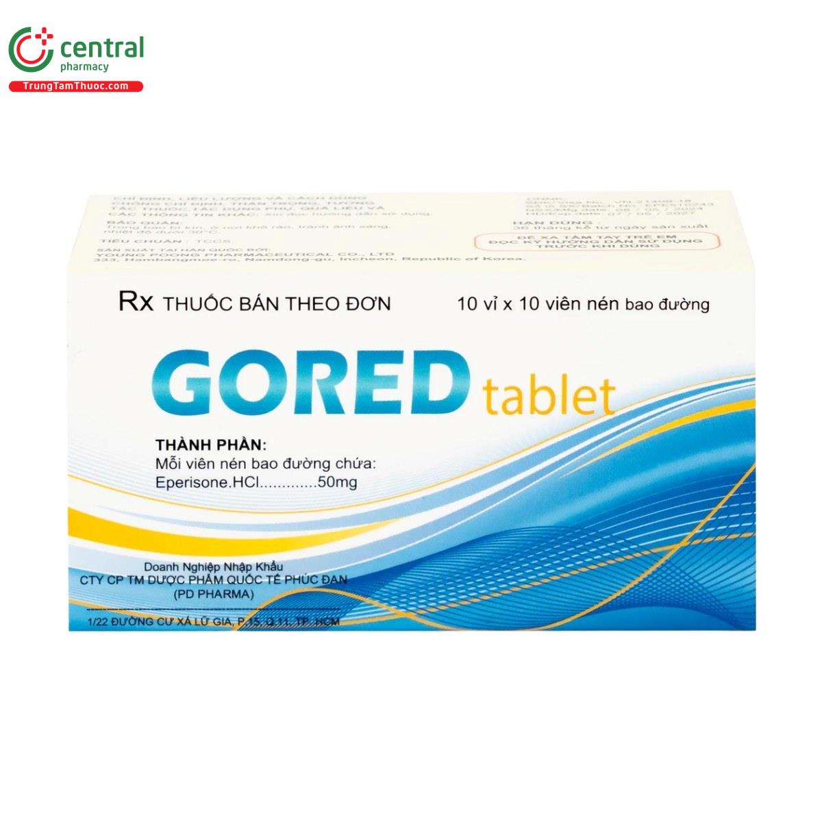 thuoc gored tablet 50mg 1 A0654 thuoc gored tablet 50mg 1 A0654