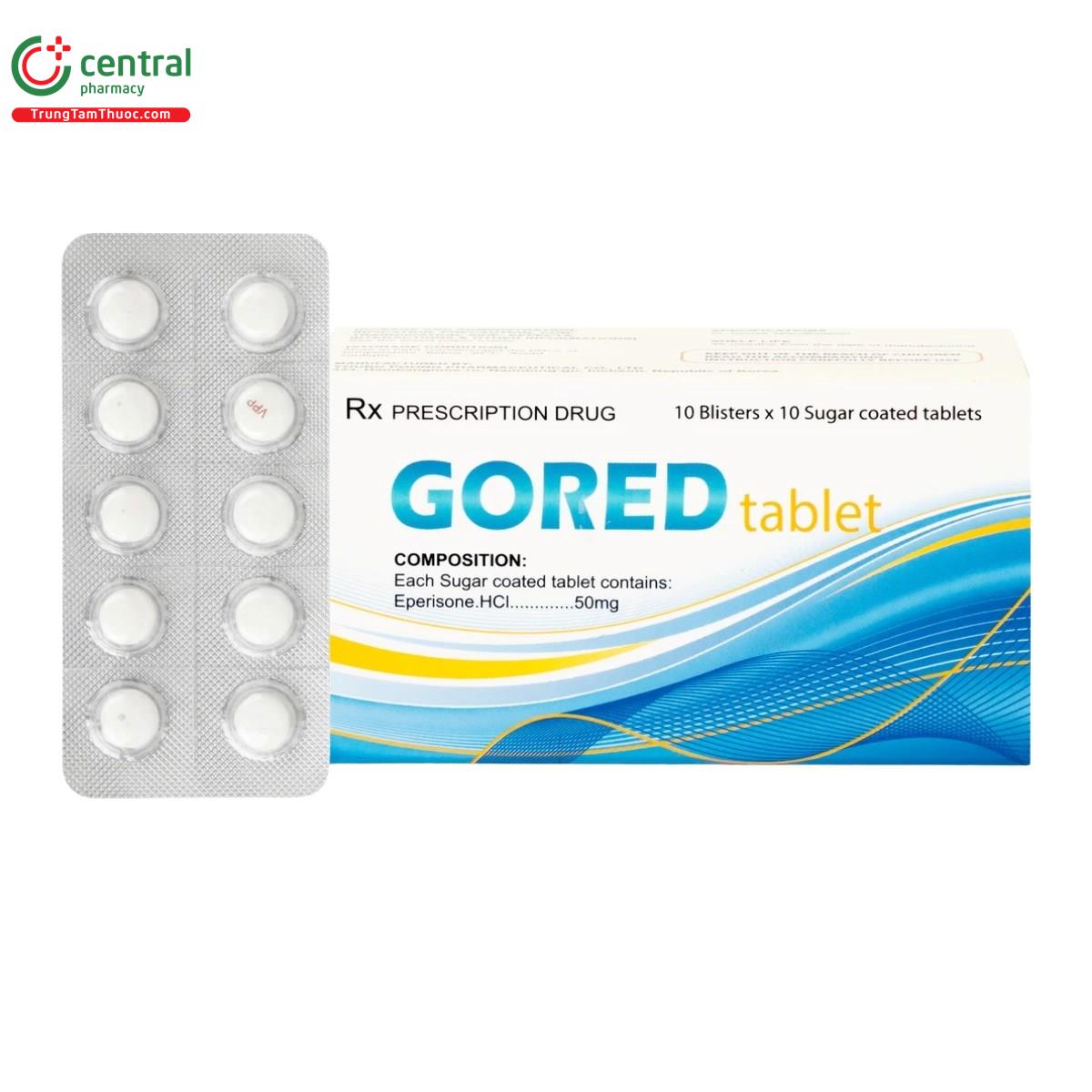 thuoc gored tablet 50mg T8565 thuoc gored tablet 50mg T8565