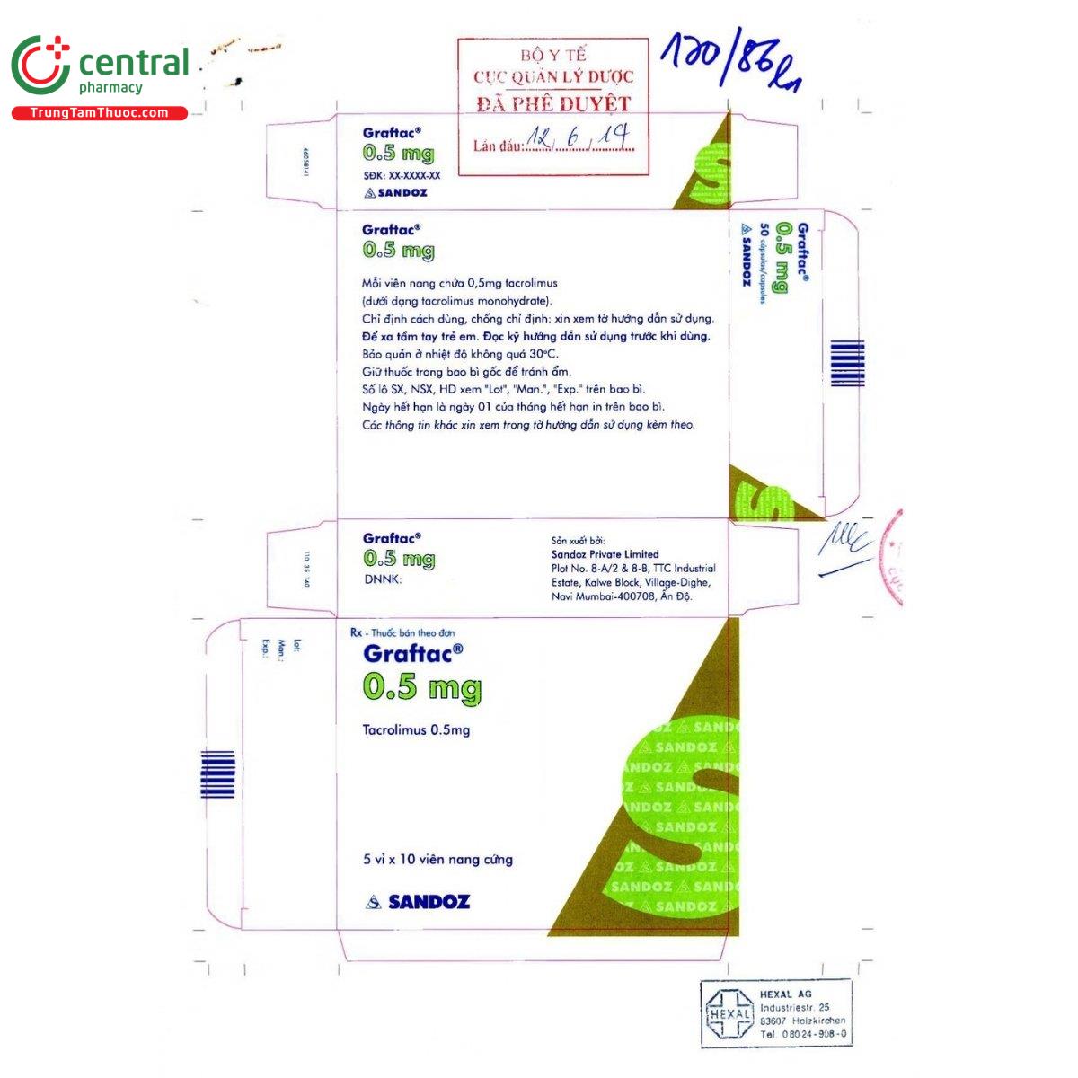 thuoc graftac 0 5mg 2 J3310 thuoc graftac 0 5mg 2 J3310