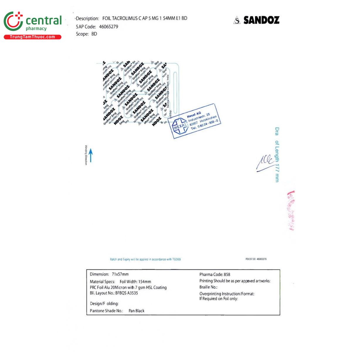 thuoc graftac 5mg 3 U8053 thuoc graftac 5mg 3 U8053