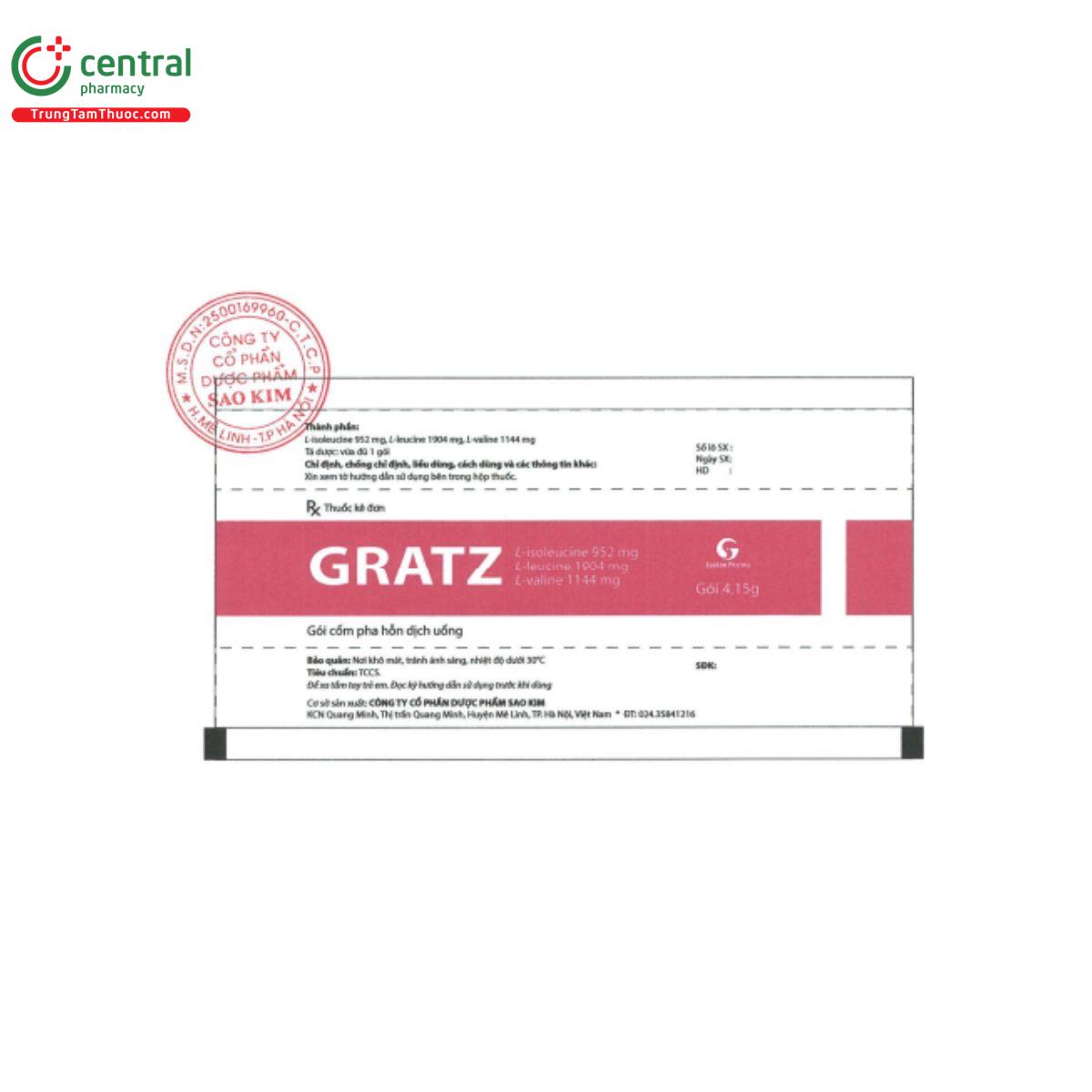 thuoc gratz 6 Q6604 thuoc gratz 6 Q6604