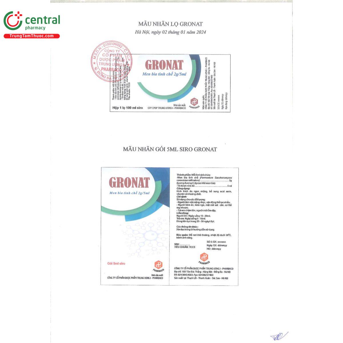 thuoc gronat 5 B0577