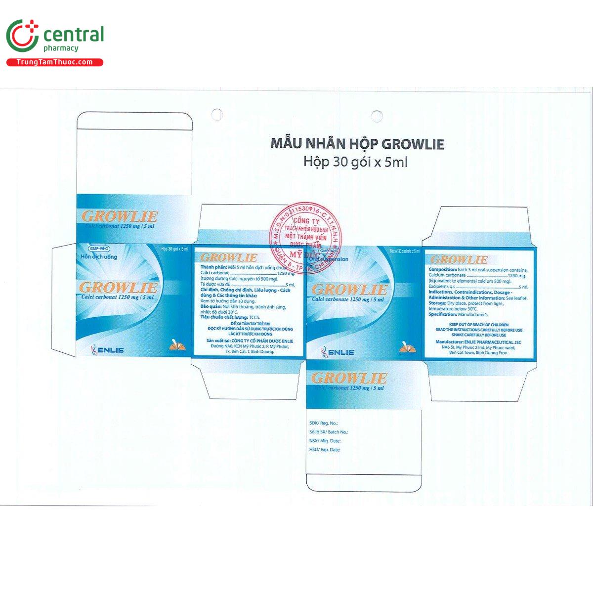 thuoc growlie 1250mg 5ml 3 U8576