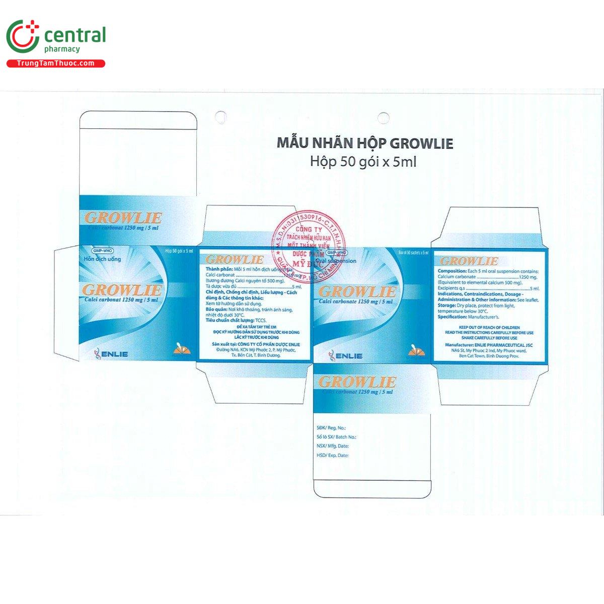 thuoc growlie 1250mg 5ml 4 U8652