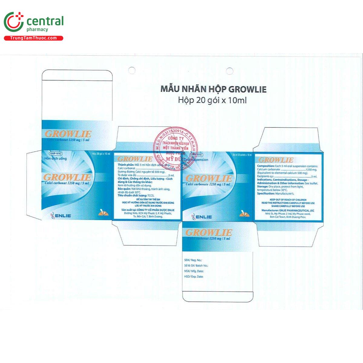 thuoc growlie 1250mg 5ml 6 Q6102