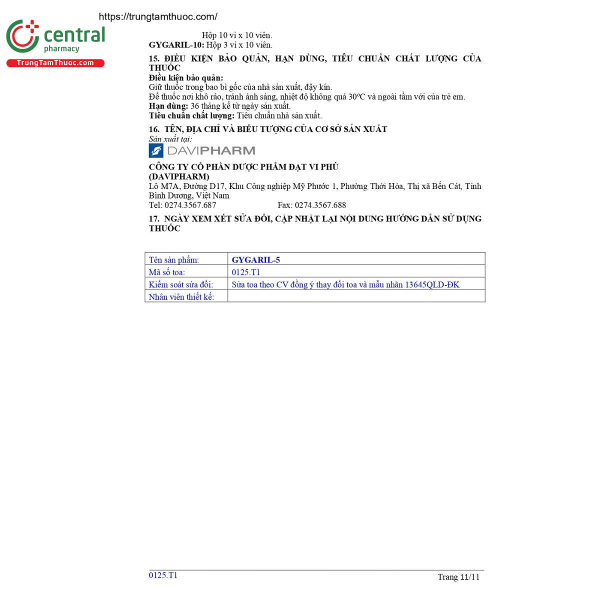 thuoc gygaril 10 13 I3088 thuoc gygaril 10 13 I3088