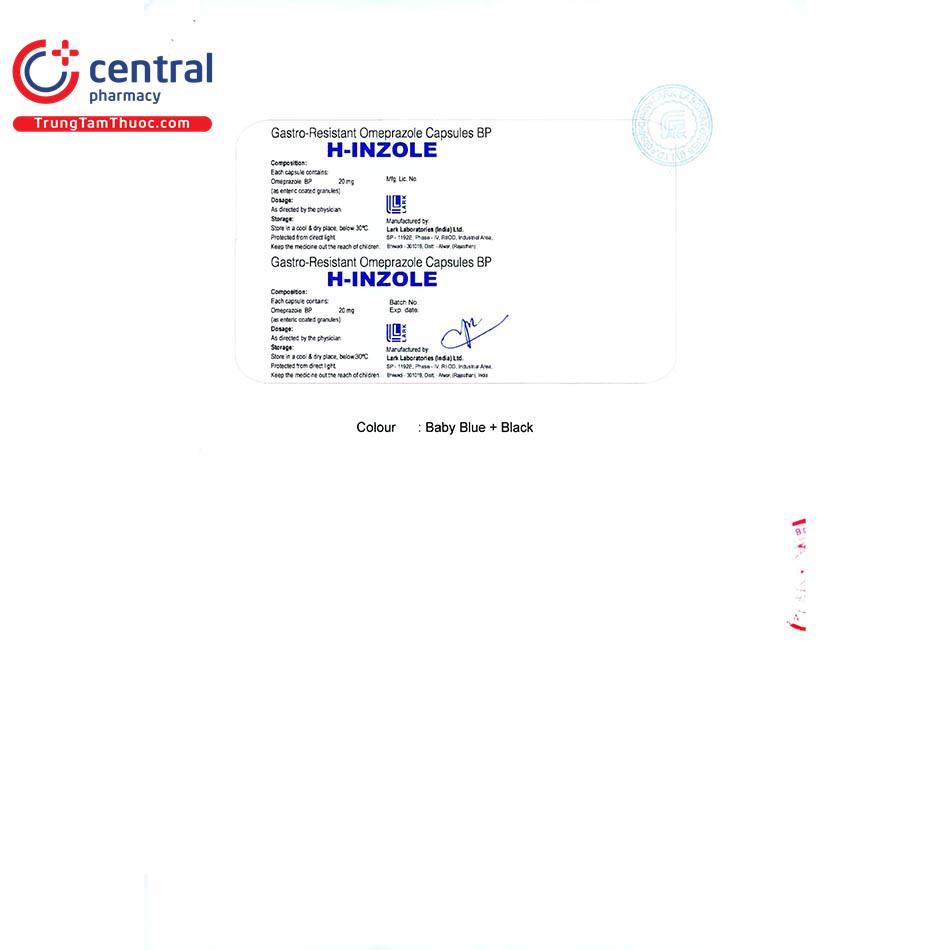 thuoc h inzole hdsd 3 K4243