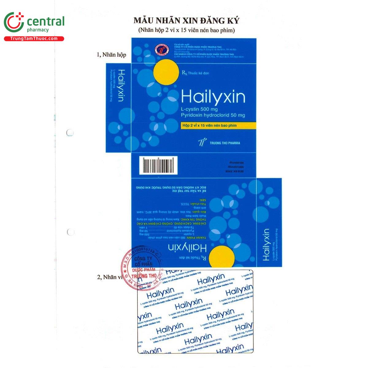 thuoc hailyxin 500mg 50mg 3 S7641 thuoc hailyxin 500mg 50mg 3 S7641