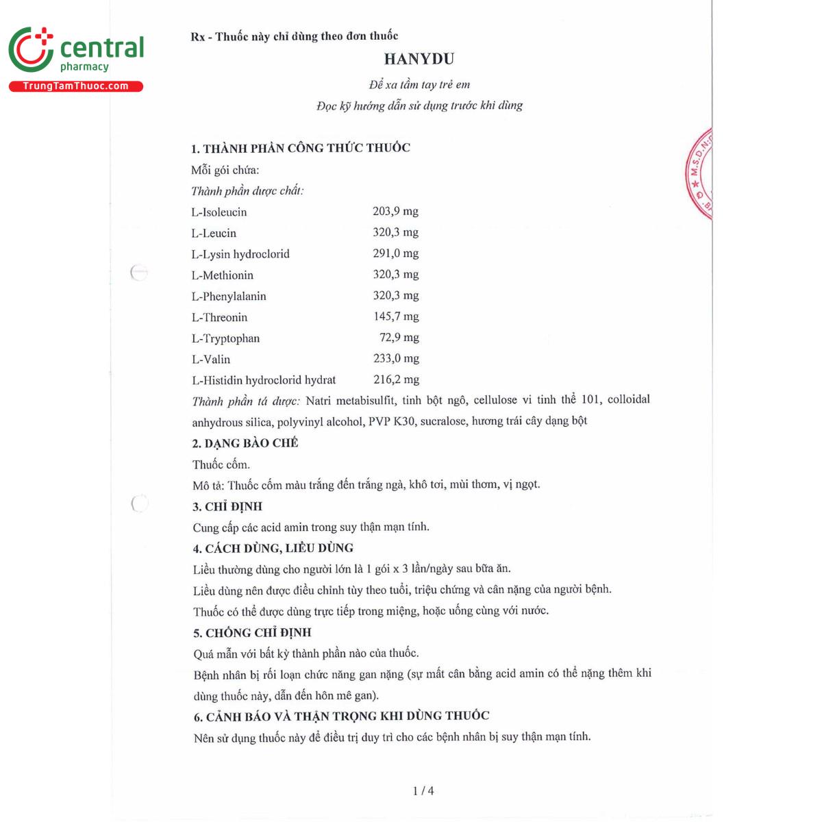 thuoc hanydu 3 L4108