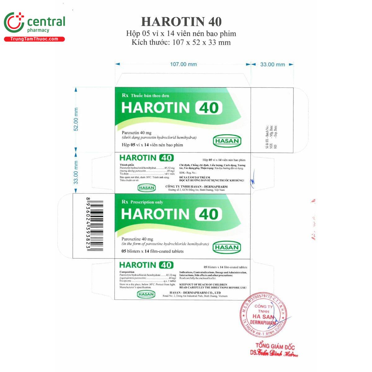 thuoc harotin 40 4 C0713