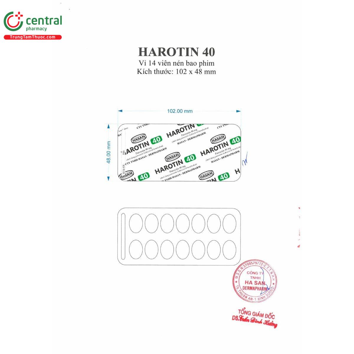 thuoc harotin 40 6 D1472