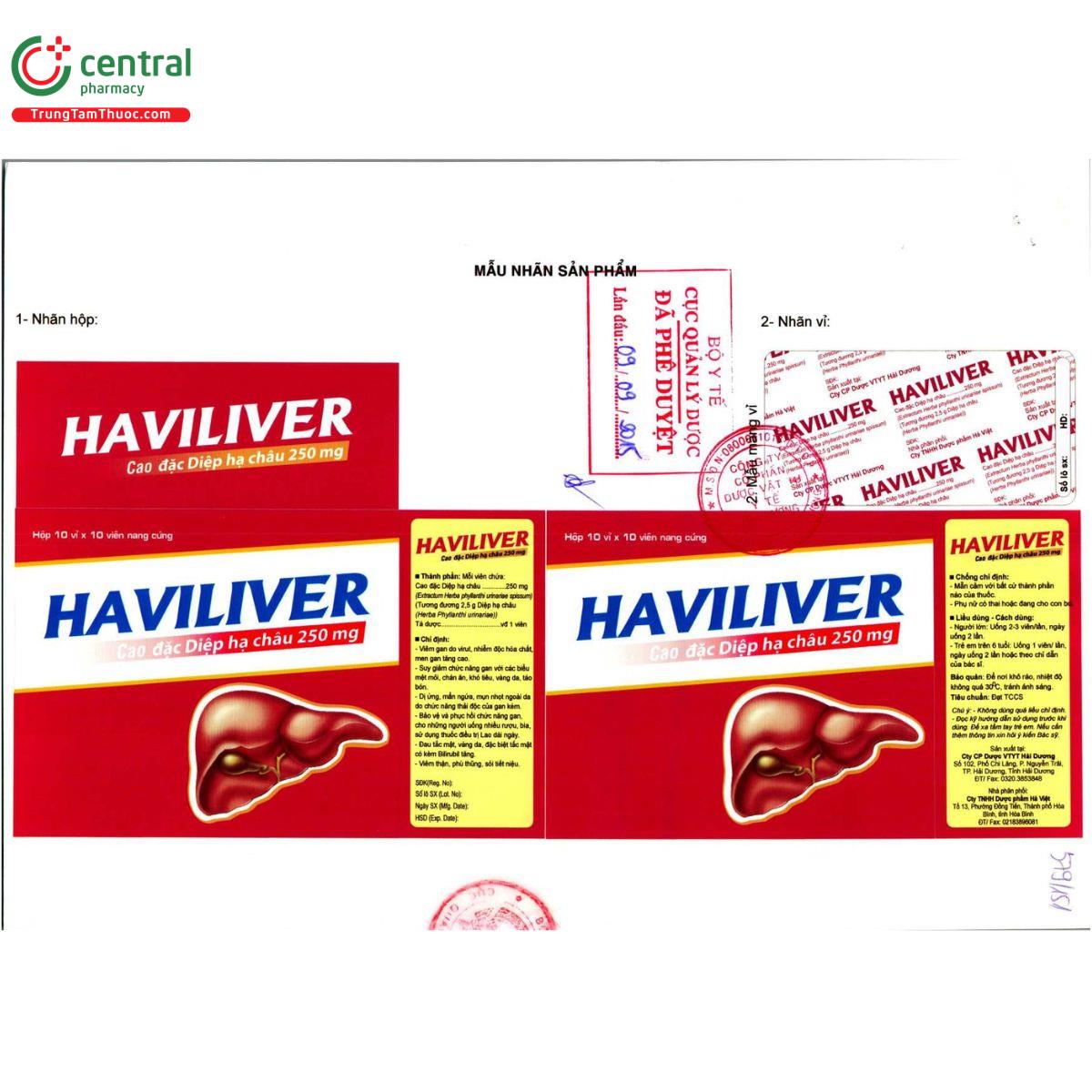 thuoc haviliver 4 M5183 thuoc haviliver 4 M5183