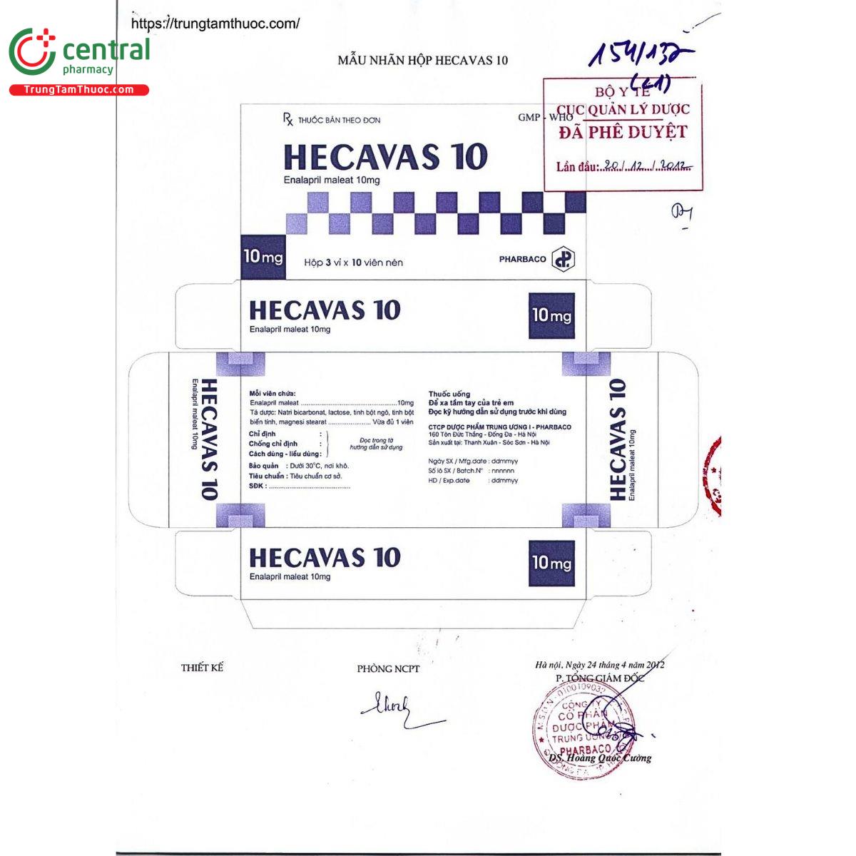 thuoc hecavas 10mg 2 P6307 thuoc hecavas 10mg 2 P6307