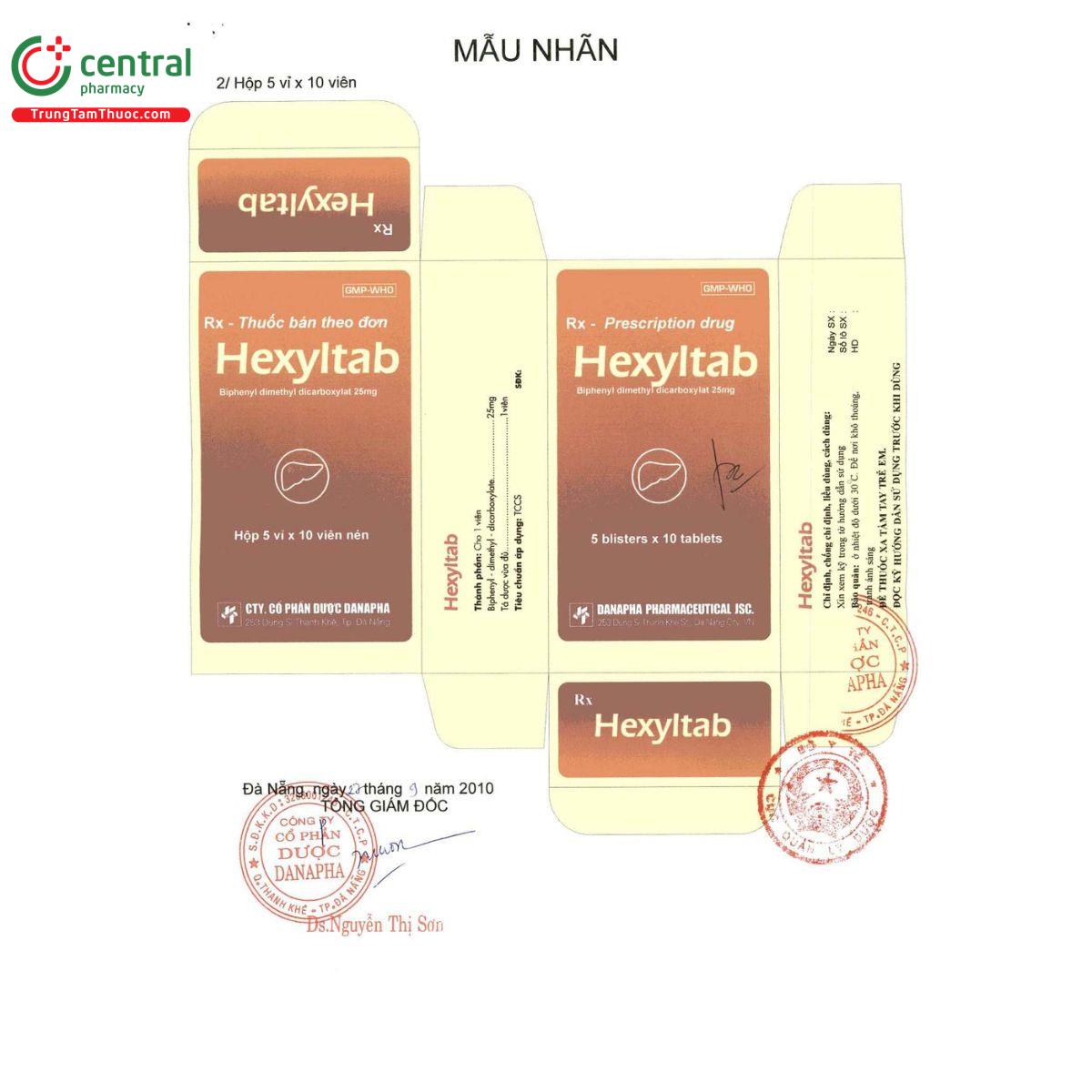 thuoc hexyltab 3 T8516 thuoc hexyltab 3 T8516