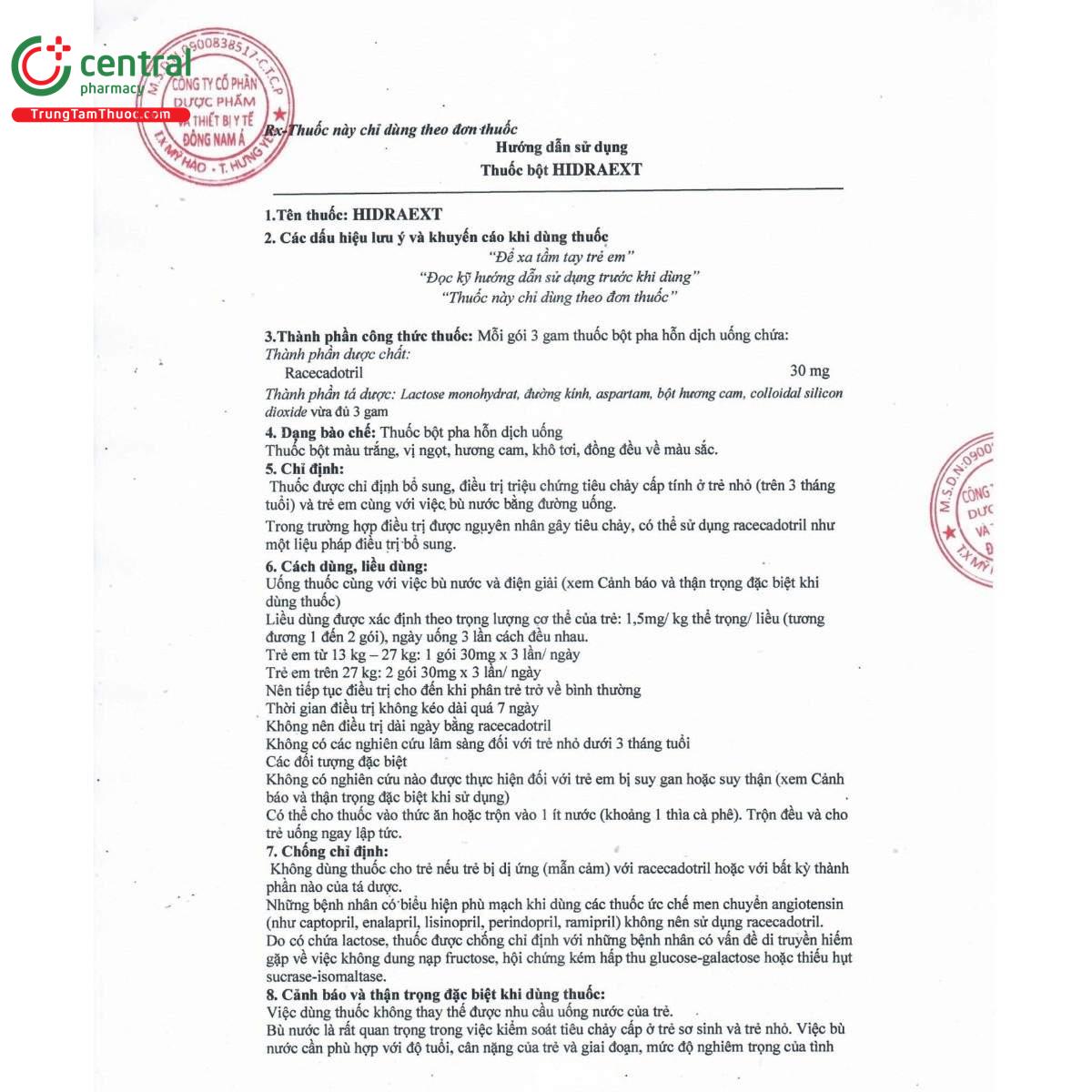 thuoc hidraext 30mg 3 O5467 thuoc hidraext 30mg 3 O5467
