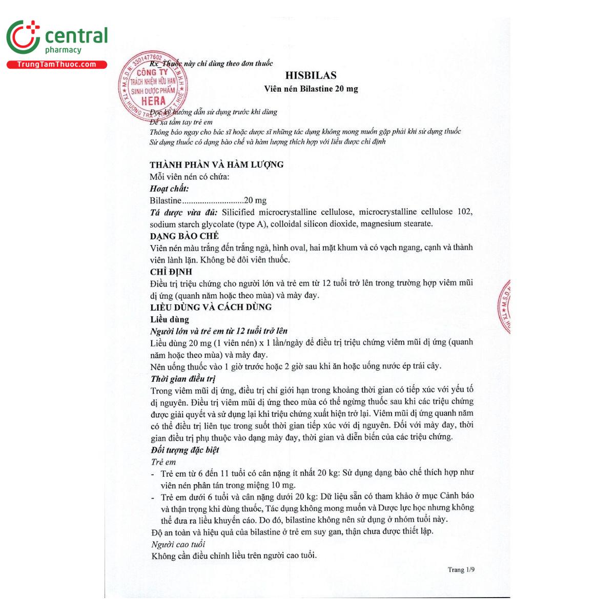 thuoc hisbilas 20mg 3 B0081