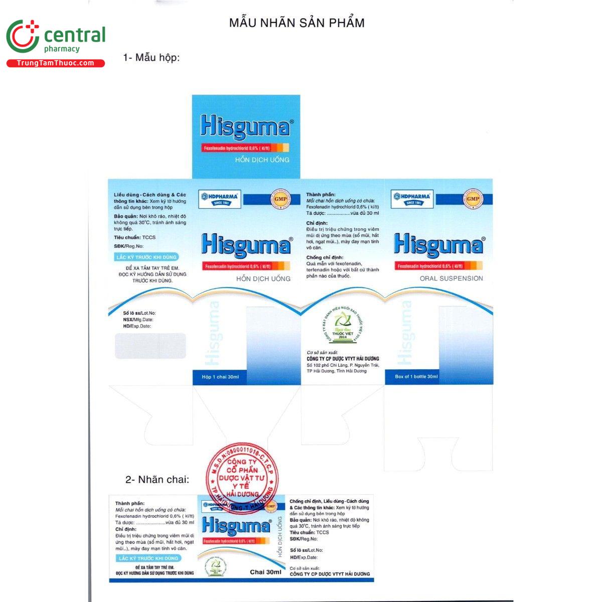 thuoc hisguma 06 1 H3371 thuoc hisguma 06 1 H3371