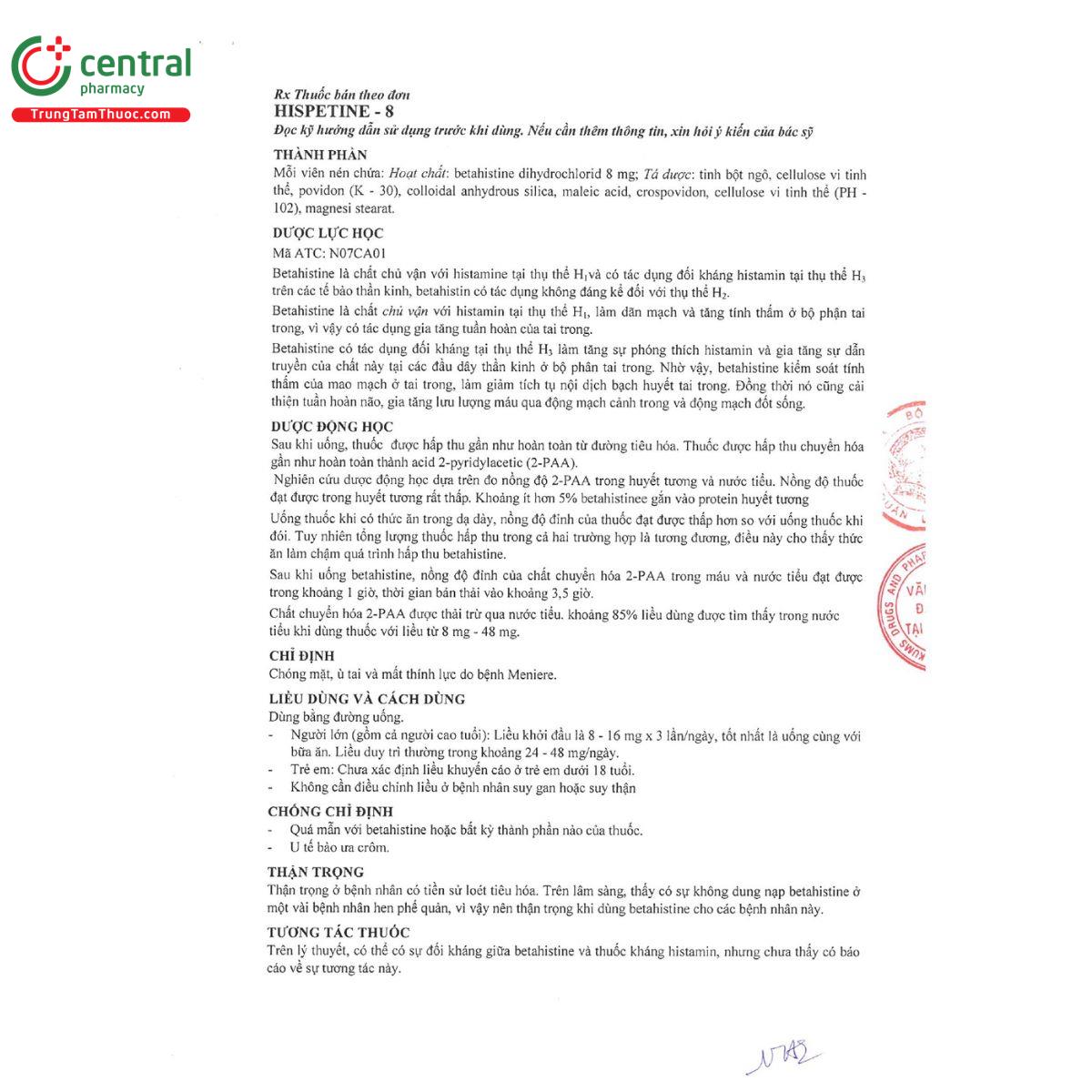 thuoc hispetine 8 3 I3011 thuoc hispetine 8 3 I3011