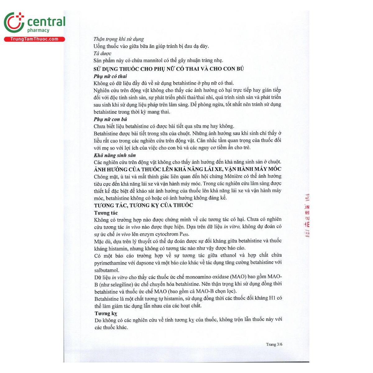 thuoc histavert 16 5 Q6277 thuoc histavert 16 5 Q6277
