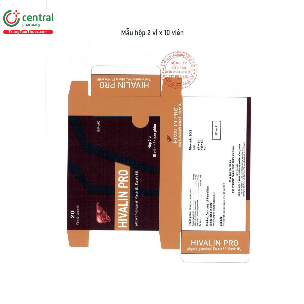 thuoc hivalin pro 3 J3008