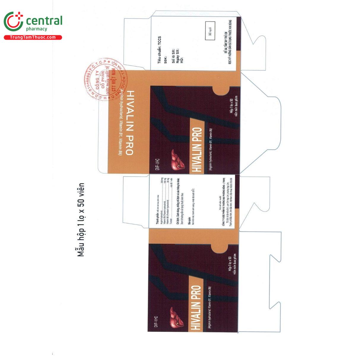 thuoc hivalin pro 8 B0262