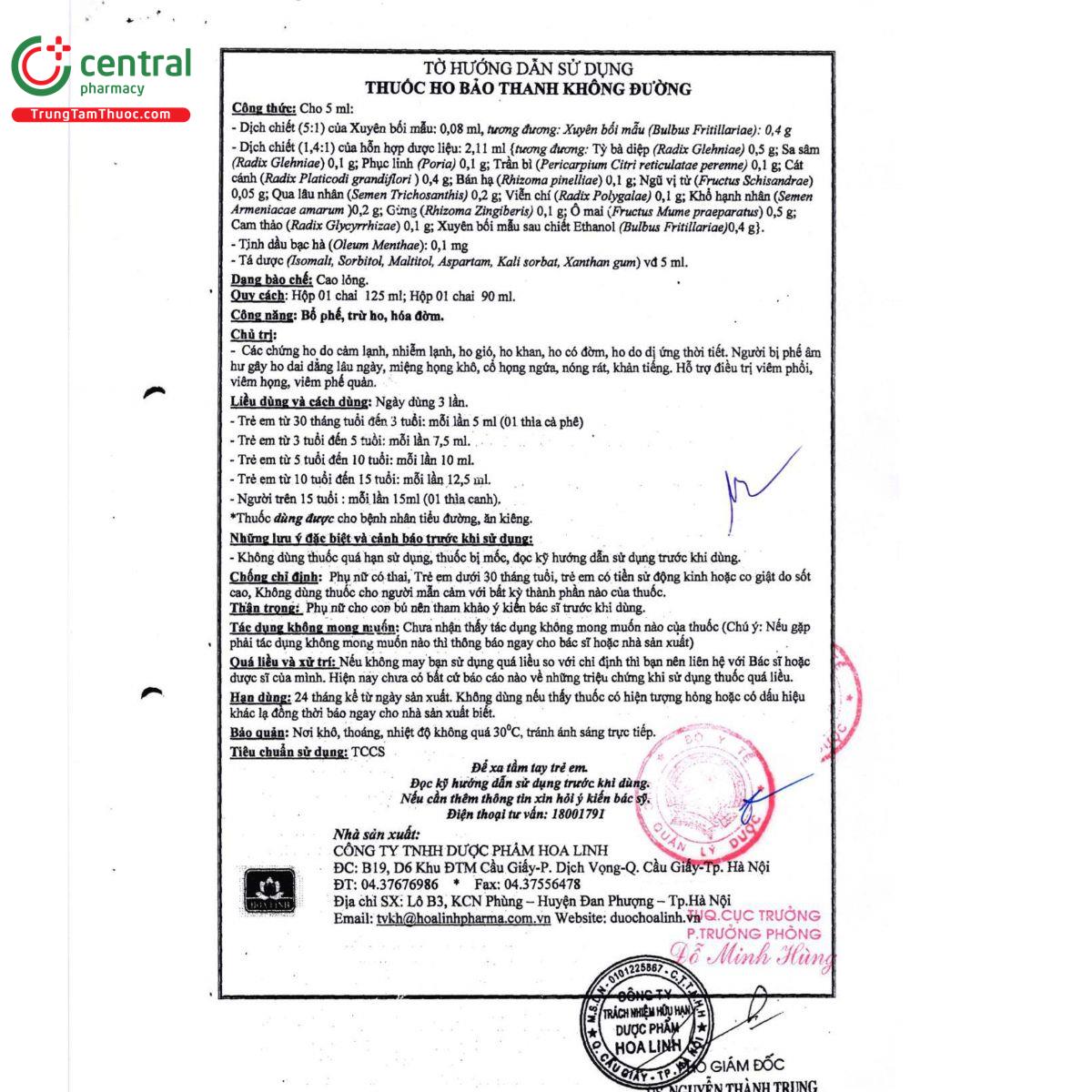 thuoc ho bao thanh khong duong 4 H3442 thuoc ho bao thanh khong duong 4 H3442