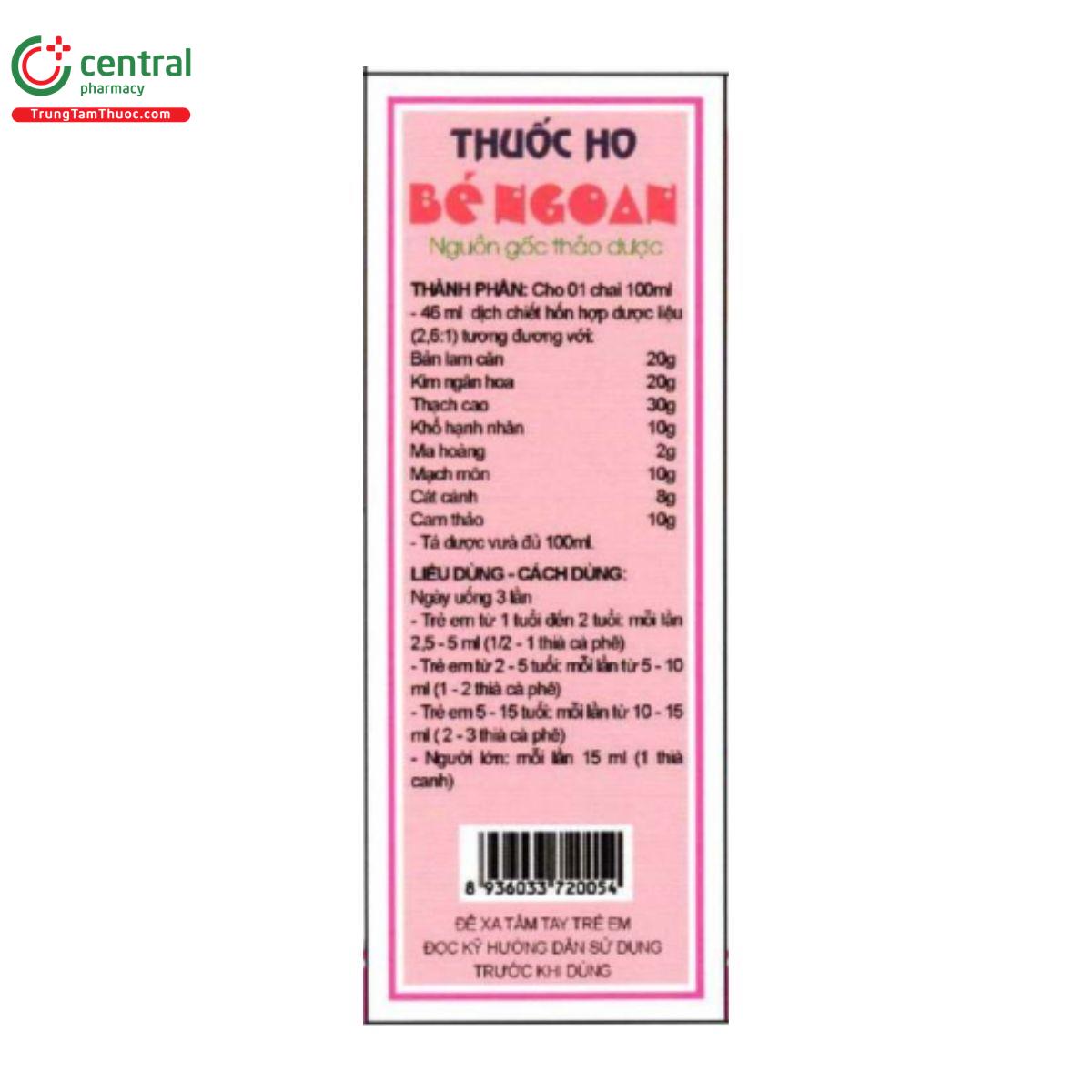thuoc ho be ngoan 2 D1373 thuoc ho be ngoan 2 D1373