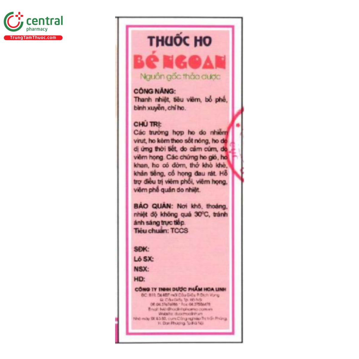thuoc ho be ngoan 3 E1351 thuoc ho be ngoan 3 E1351