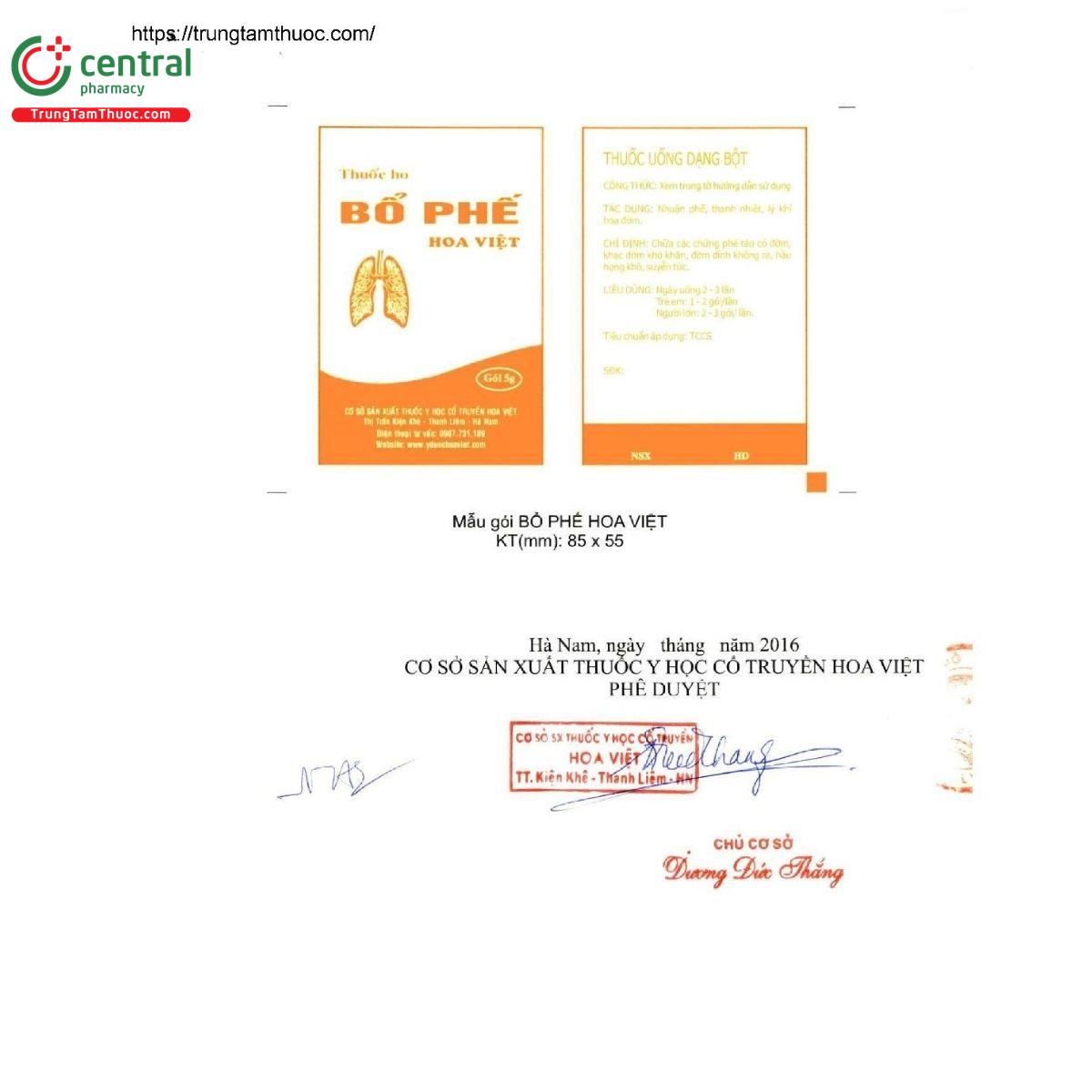 thuoc ho bo phe hoa viet 7 I3678 thuoc ho bo phe hoa viet 7 I3678