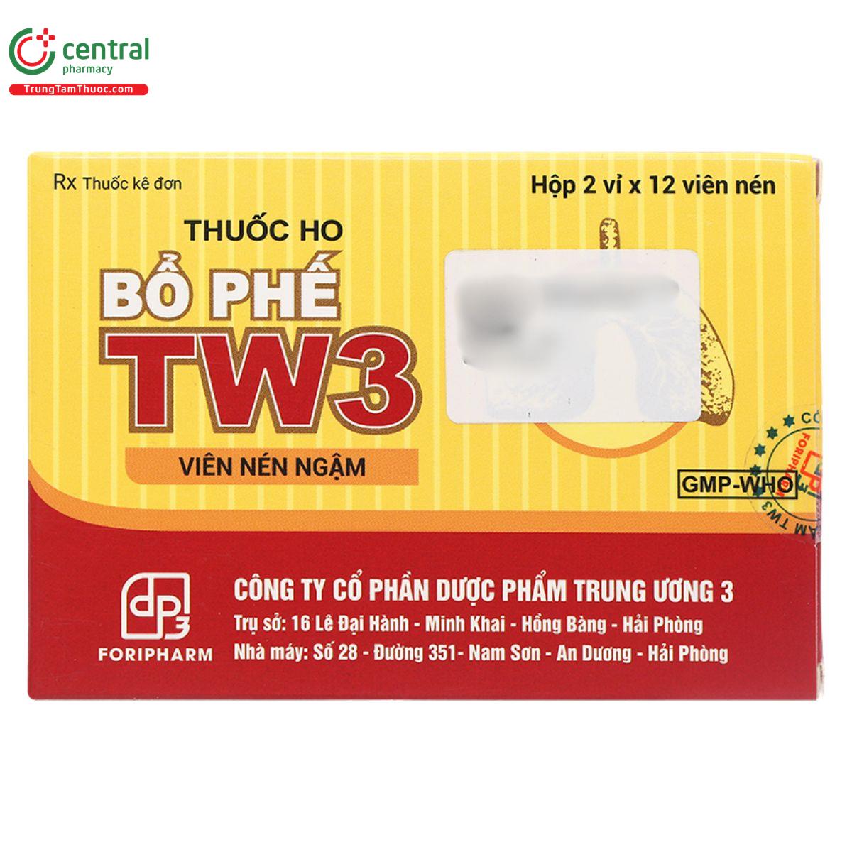 thuoc ho bo phe tw3 3 E2284